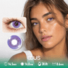 Twilight Camellia Purple Contact Lenses