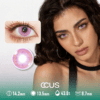 Equinox Snow Amethyst Purple Contact Lenses