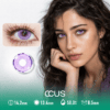 Hibiscus Haze Violet Purple Contact Lenses