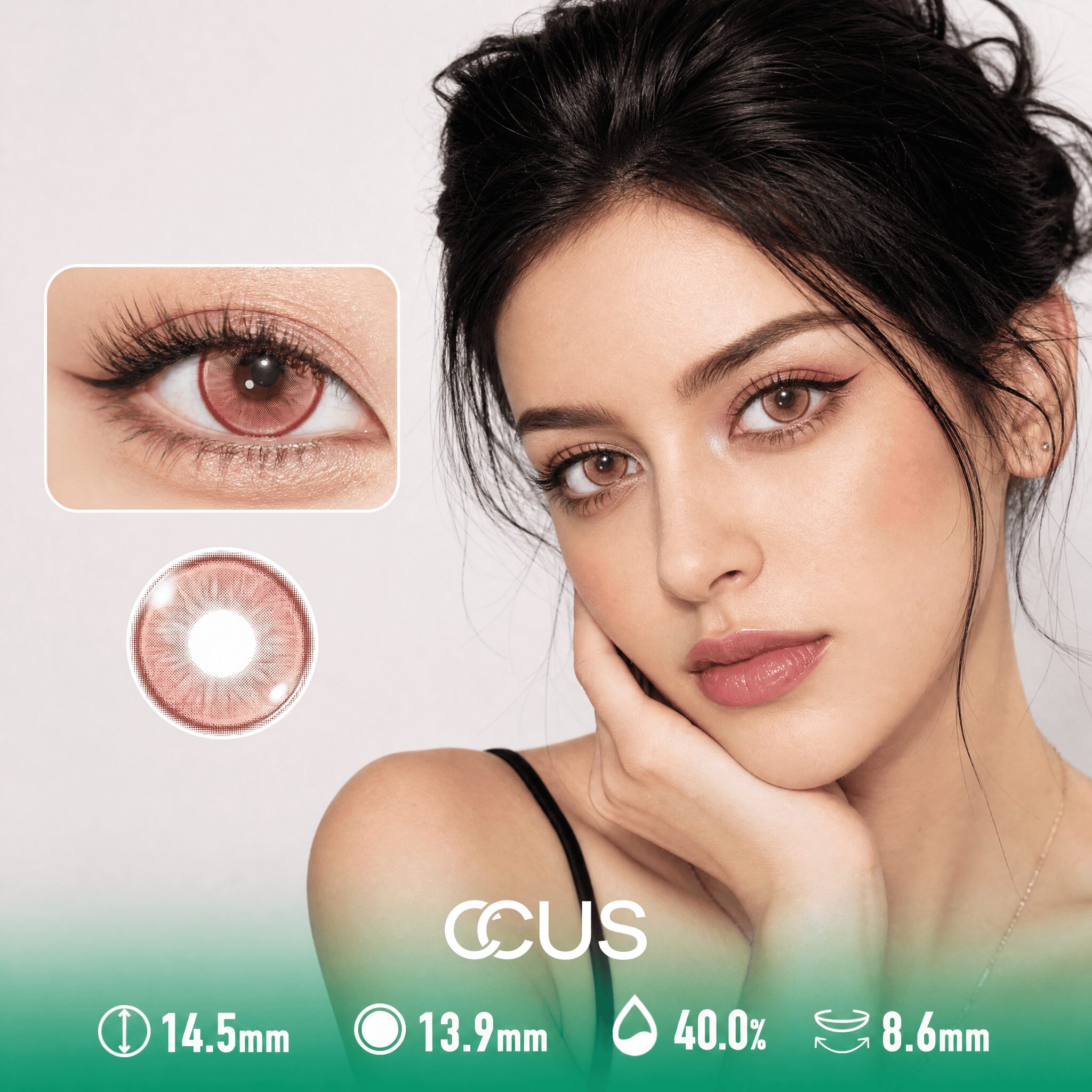 Ballet Slipper Blush Pink Contact Lenses