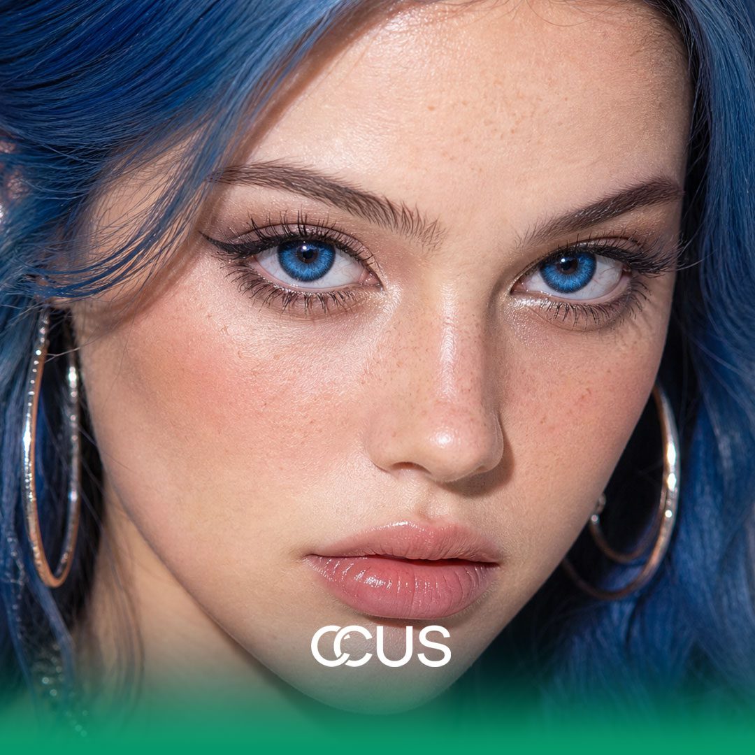 Ocean Blue Contact Lenses - Ccus Eyewear · Premium Colored Contacts Ocean Blue Contact Lenses - Image 2