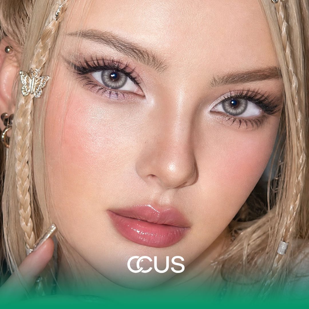 Smoky Silver Contact Lenses - Ccus Eyewear · Premium Colored Contacts Smoky Silver Contact Lenses - Image 2