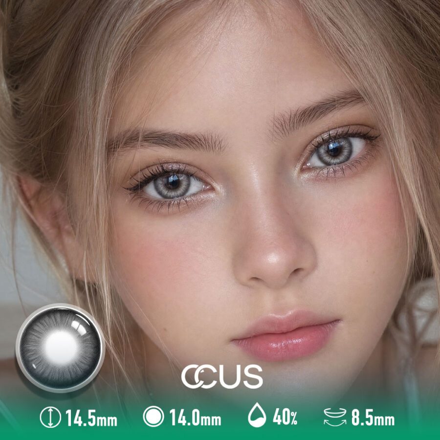 Smoky Silver Contact Lenses