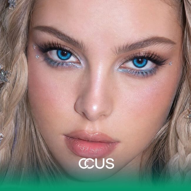 Teal Whisper Contact Lenses - Ccus Eyewear · Premium Colored Contacts Teal Whisper Contact Lenses - Image 2