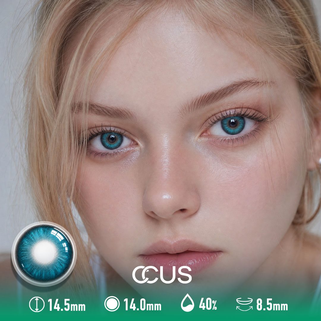 Teal Whisper Contact Lenses - Ccus Eyewear · Premium Colored Contacts Teal Whisper Contact Lenses