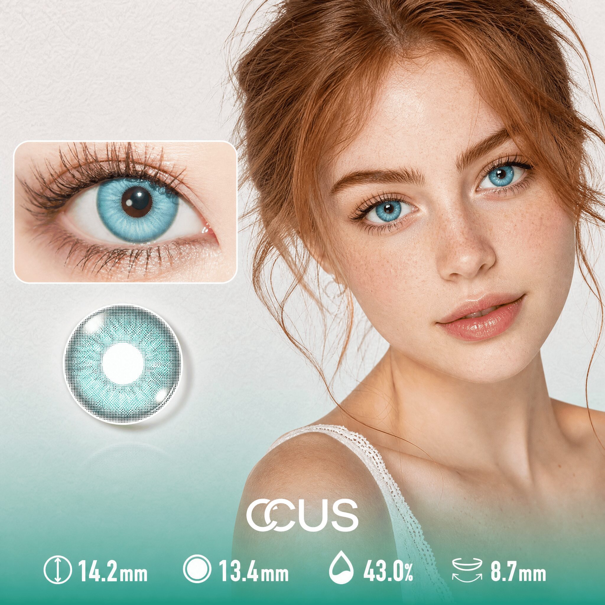 Iris Pearl Cobalt Blue Contact Lenses