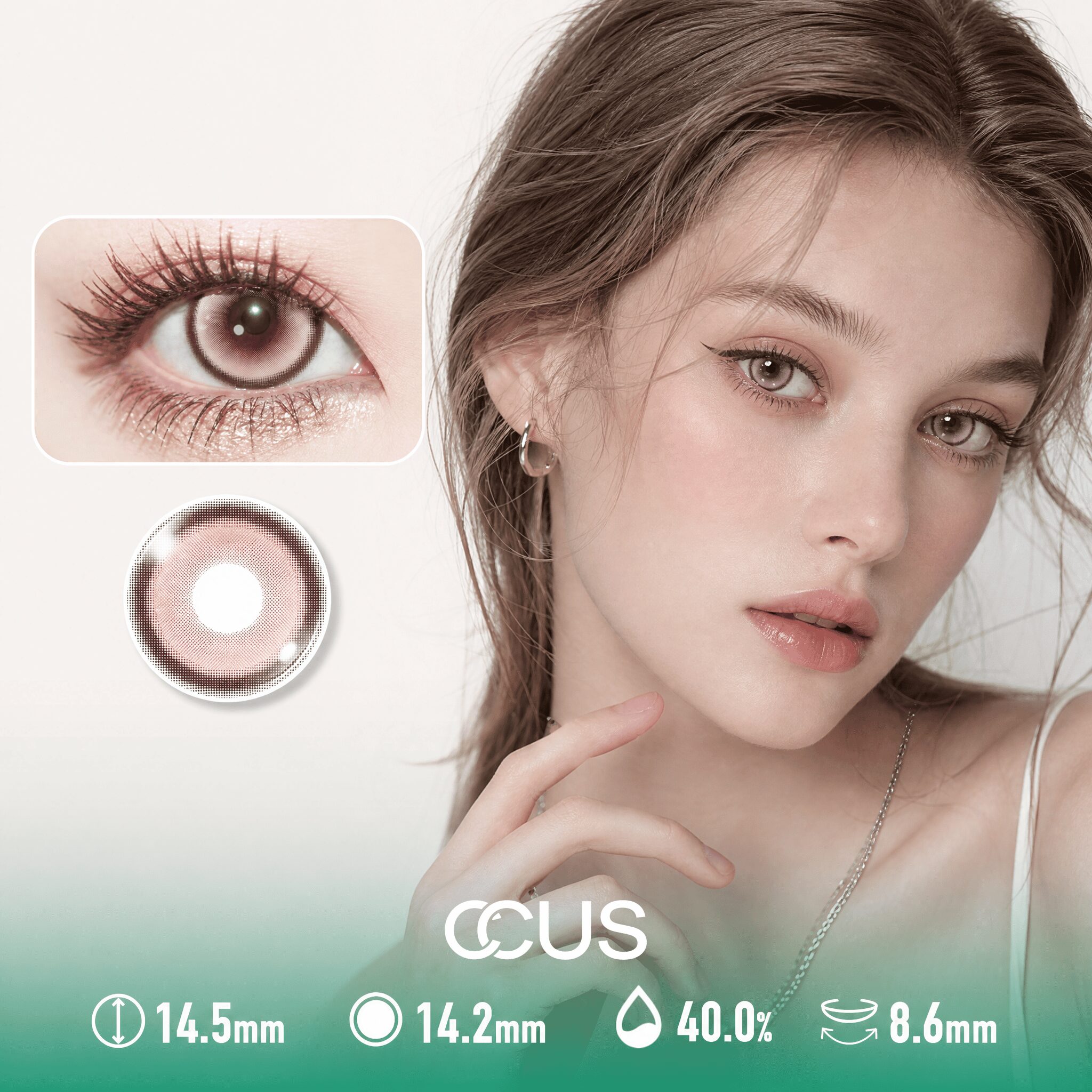 Lace Bruges Petal Pink Contact Lenses
