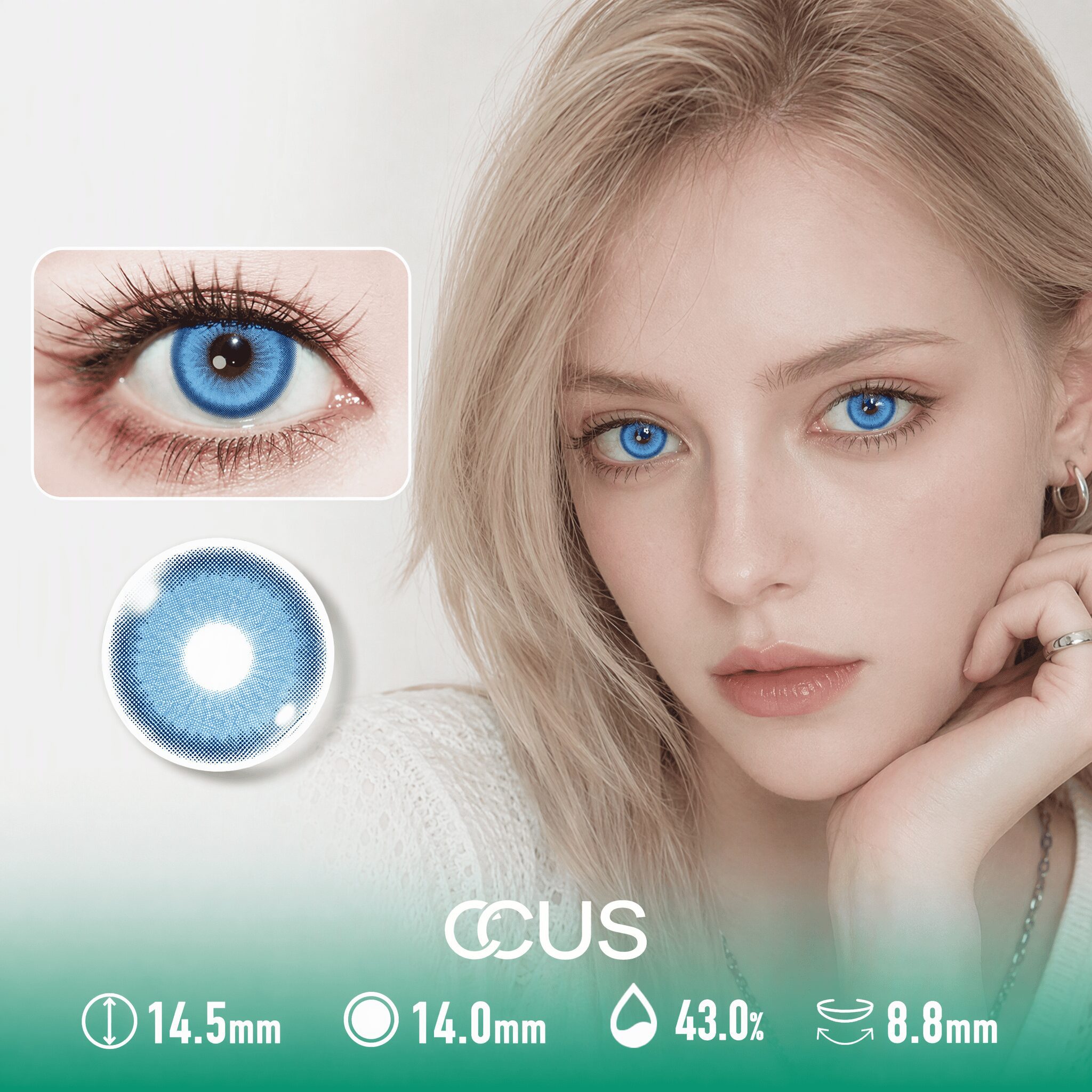 Marina Azure Blue Contact Lenses