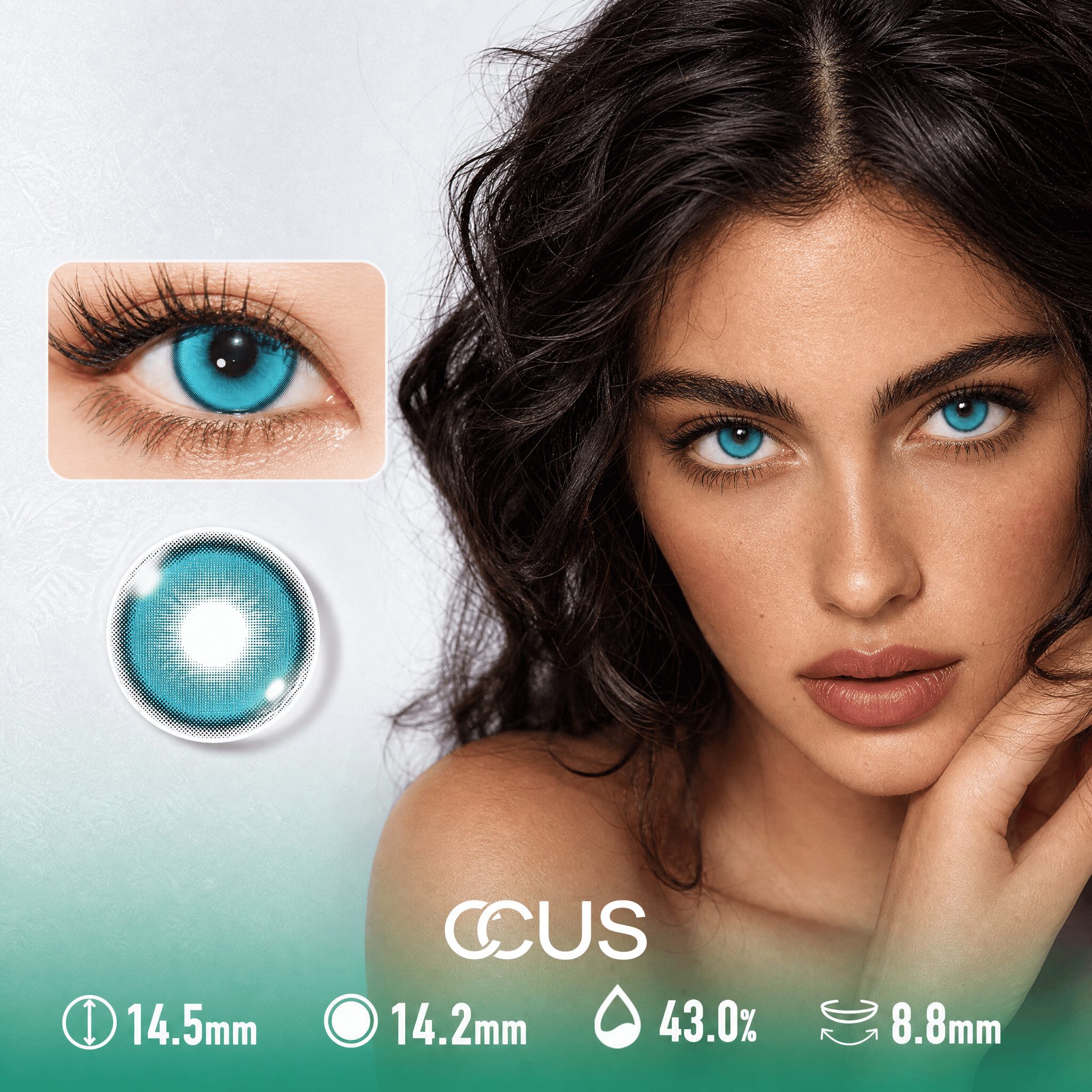 Milan Equinox Cobalt Blue Contact Lenses