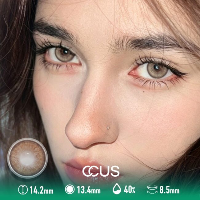 Misty Sandalwood Contact Lenses - Image 2
