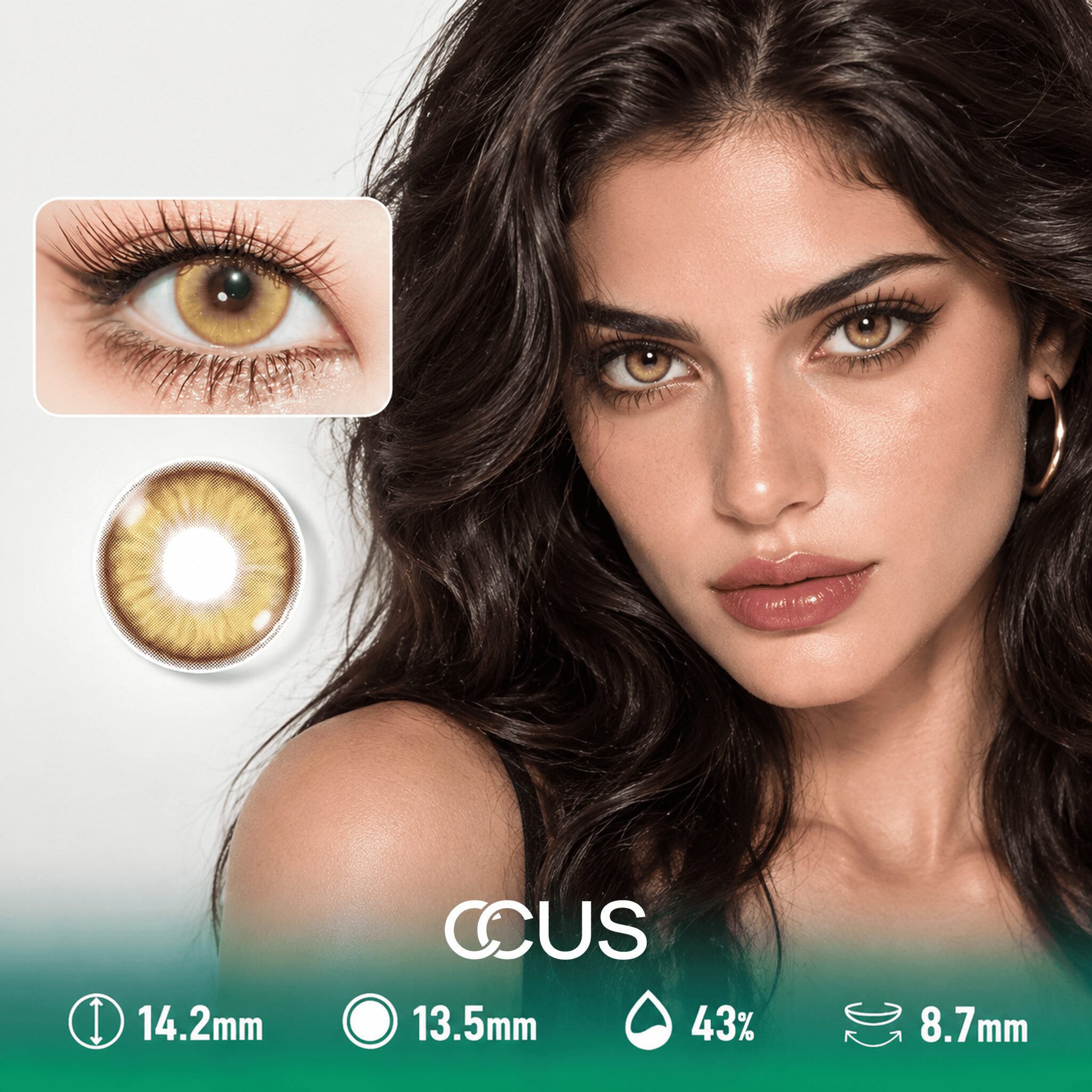Palace Dusk Molten Gold Contact Lenses