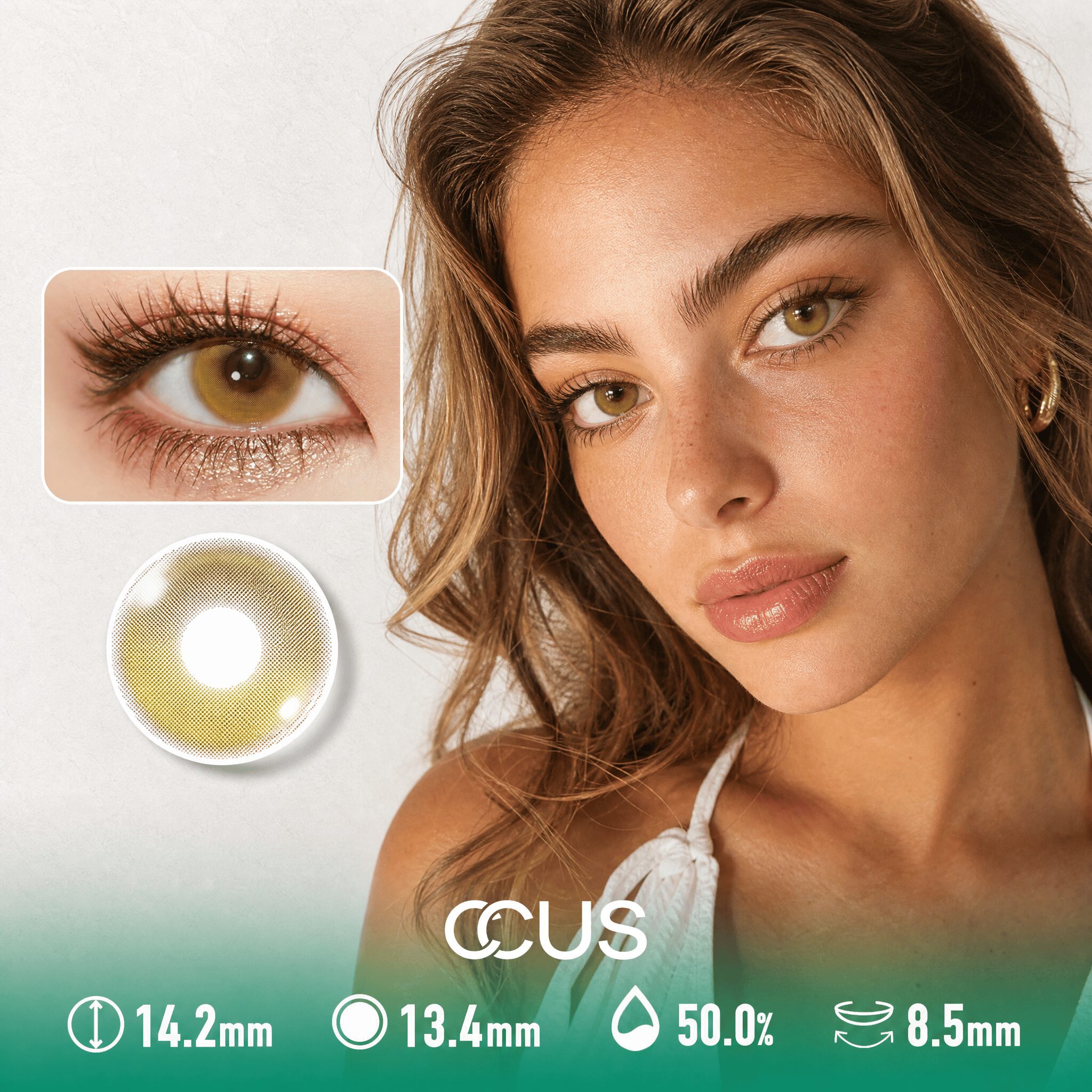 Tuscan Twilight Amber Gold Contact Lenses