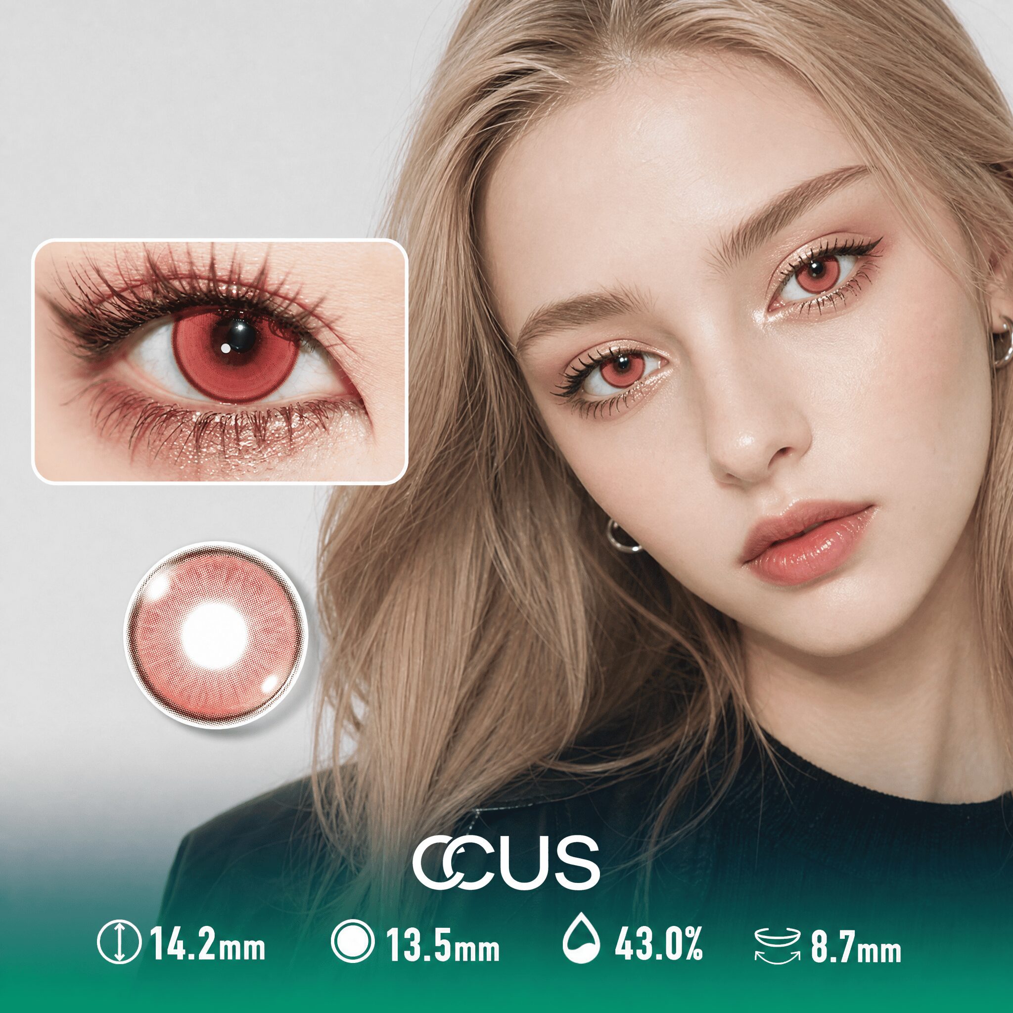 Twilight Venice Red Contact Lenses