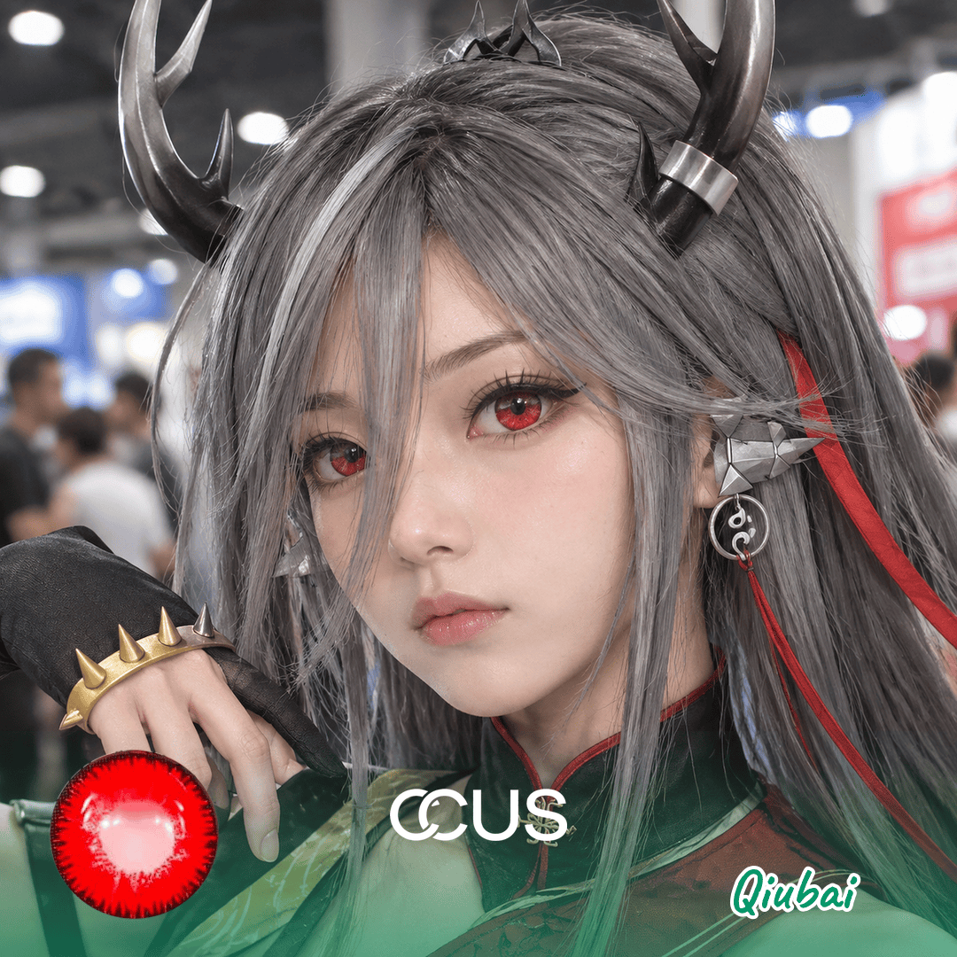 Ak : Qiubai Cosplay Contact Lenses - Ccus Eyewear · Premium Colored Contacts Ak : Qiubai Cosplay Contact Lenses Hero Image