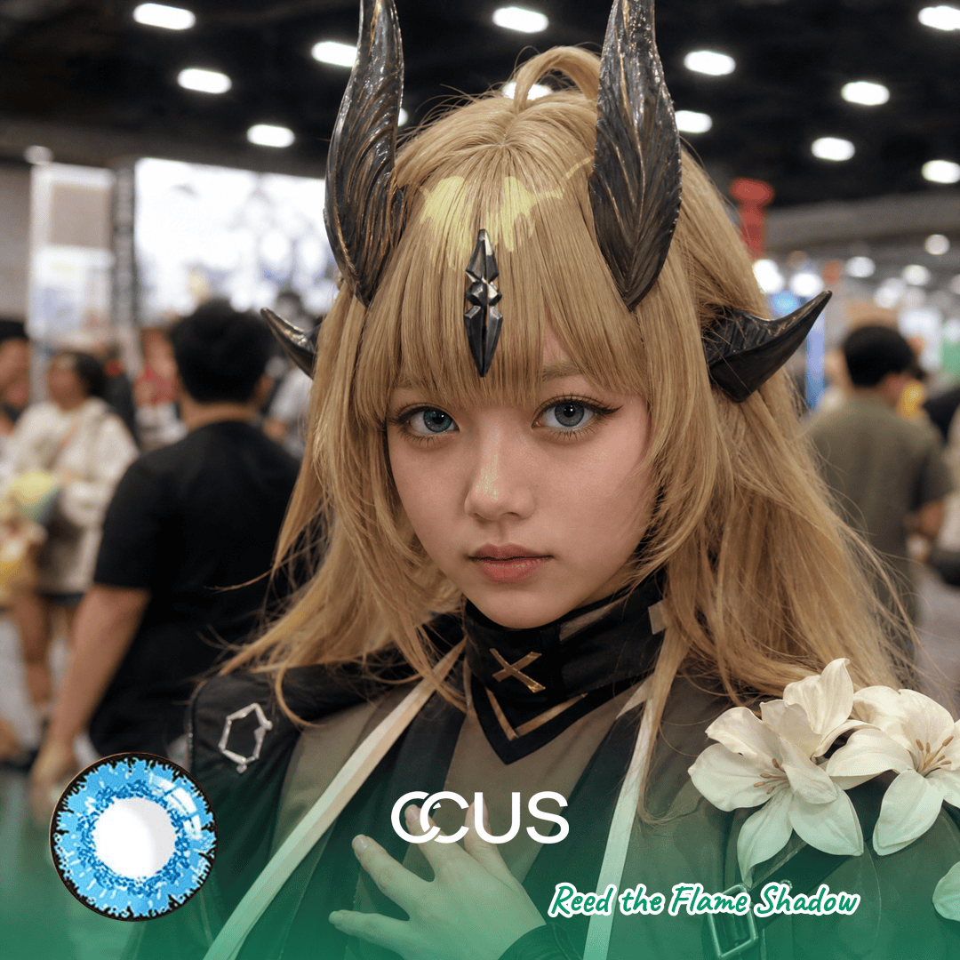 Ak : Reed The Flame Shadow Cosplay Contact Lenses - Ccus Eyewear · Premium Colored Contacts Ak : Reed The Flame Shadow Cosplay Contact Lenses Hero Image