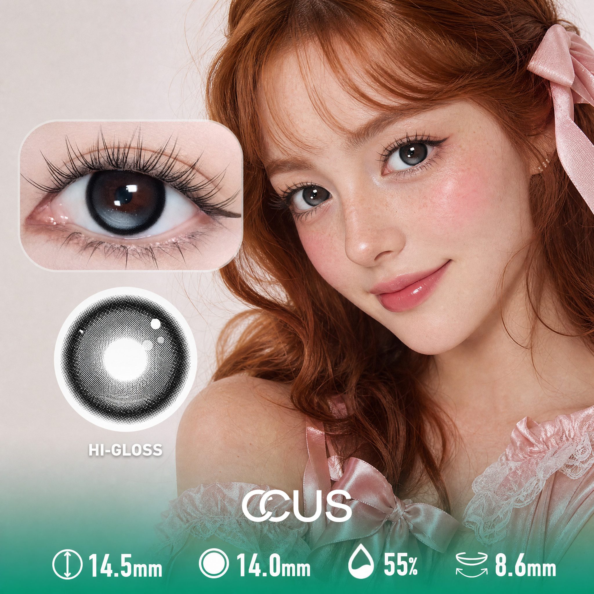 Ballet Smoke Grey Contact Lenses