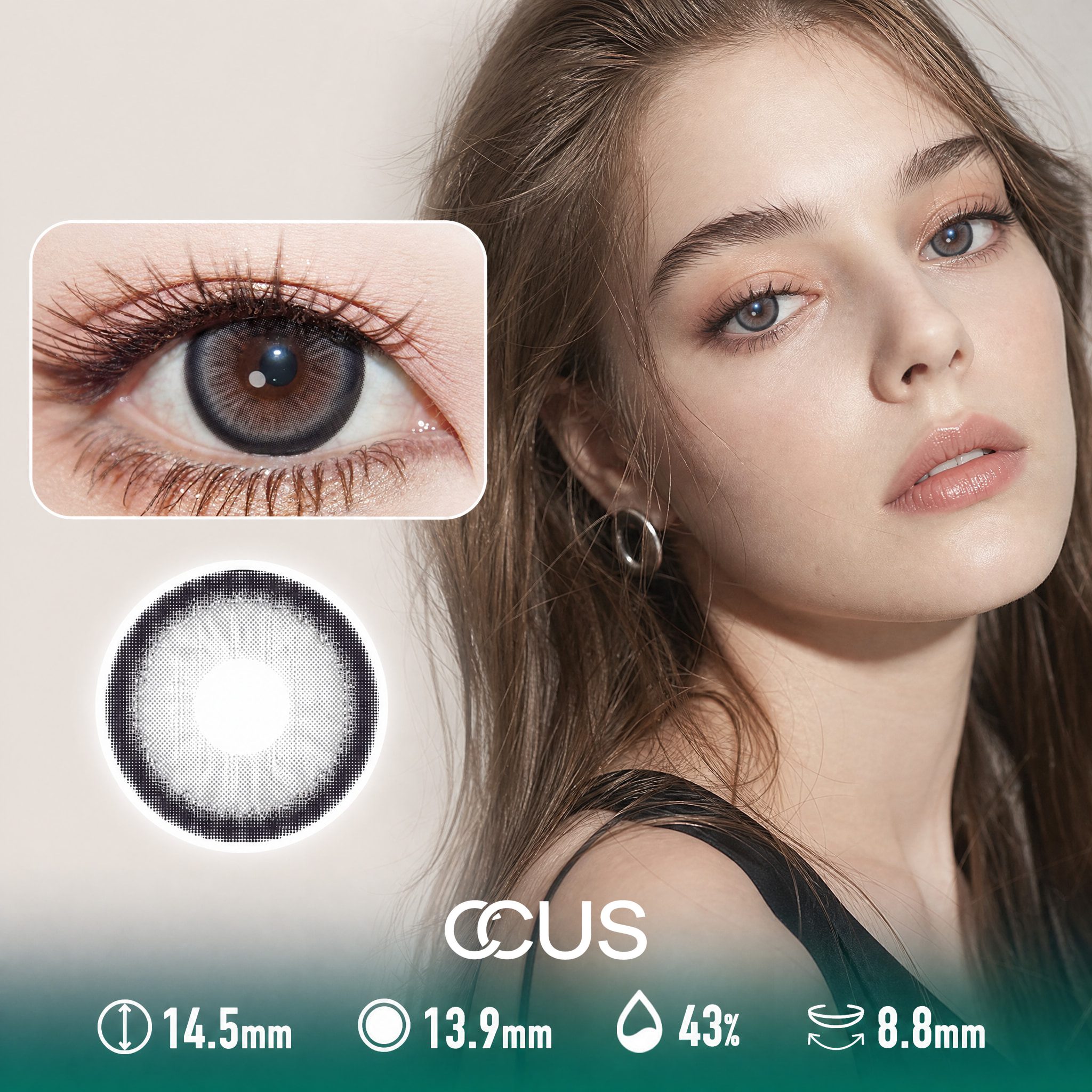 Bergen Dusk Ink Blue Contact Lenses - Ccus Eyewear · Premium Colored Contacts Bergen Dusk Ink Blue Contact Lenses