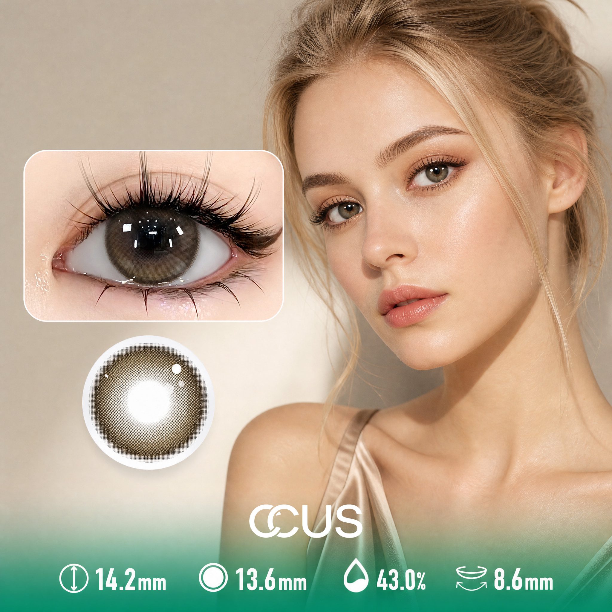 Bridal Iris Brown Contact Lenses