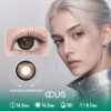 Bruges Crystal Cocoa Brown Contact Lenses