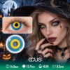 Bullseye Iris Cartoon Comic Yellow Cosplay Contact Lenses