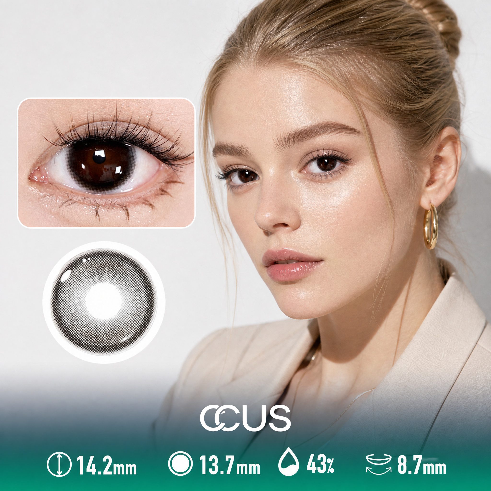 Cannes Ink Eclipse Black Contact Lenses