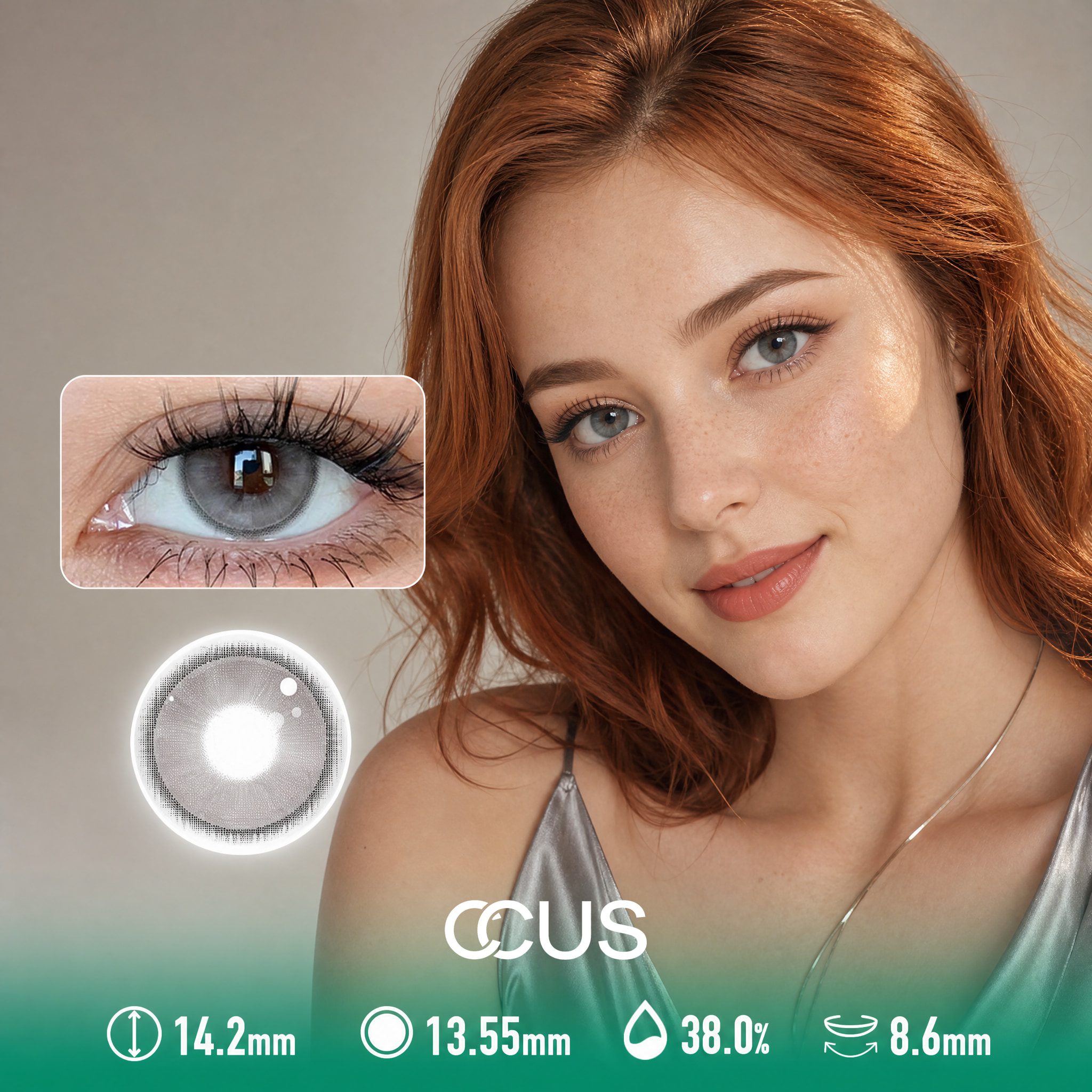 Dawn Moon Grey Contact Lenses