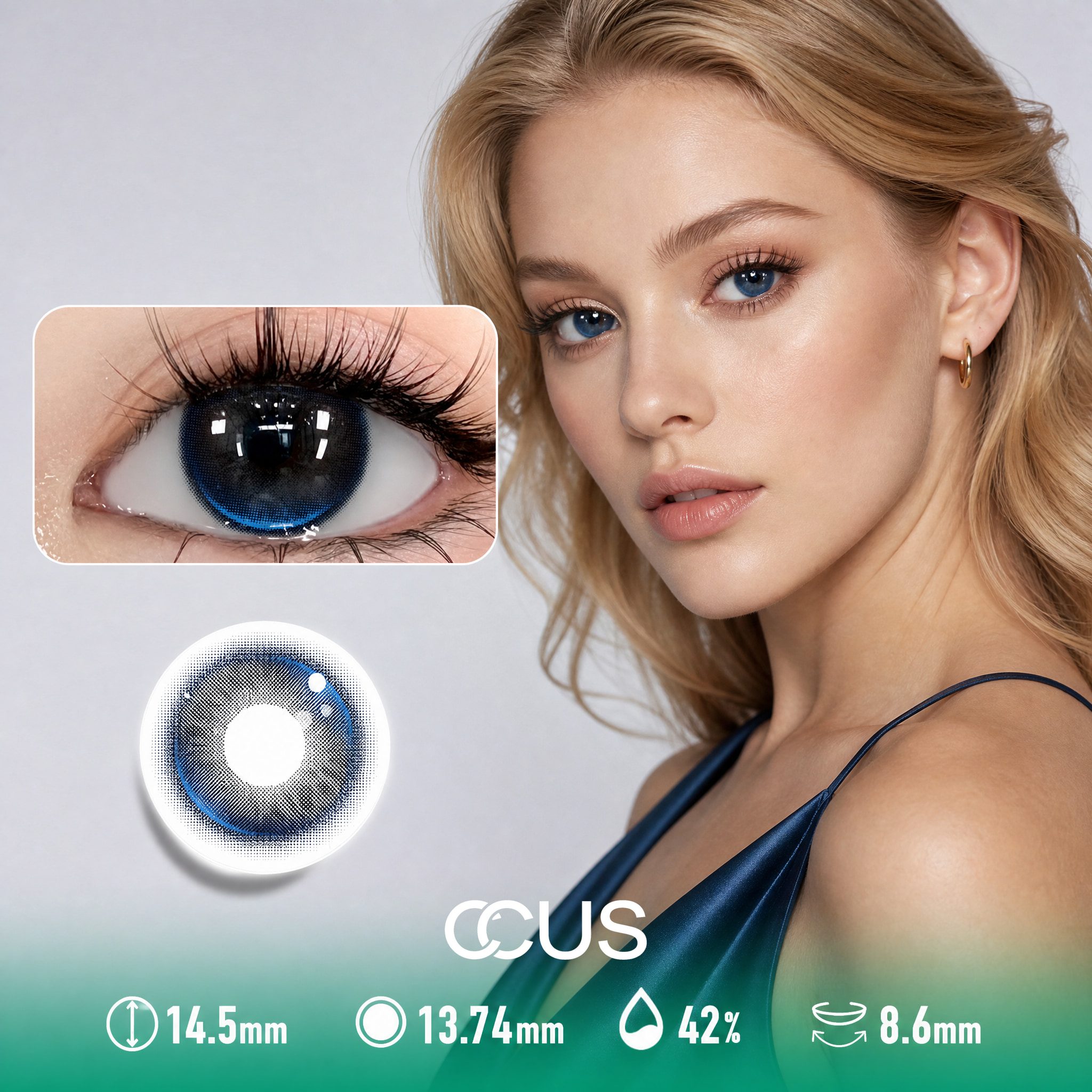 Equinox Cobalt Blue Contact Lenses