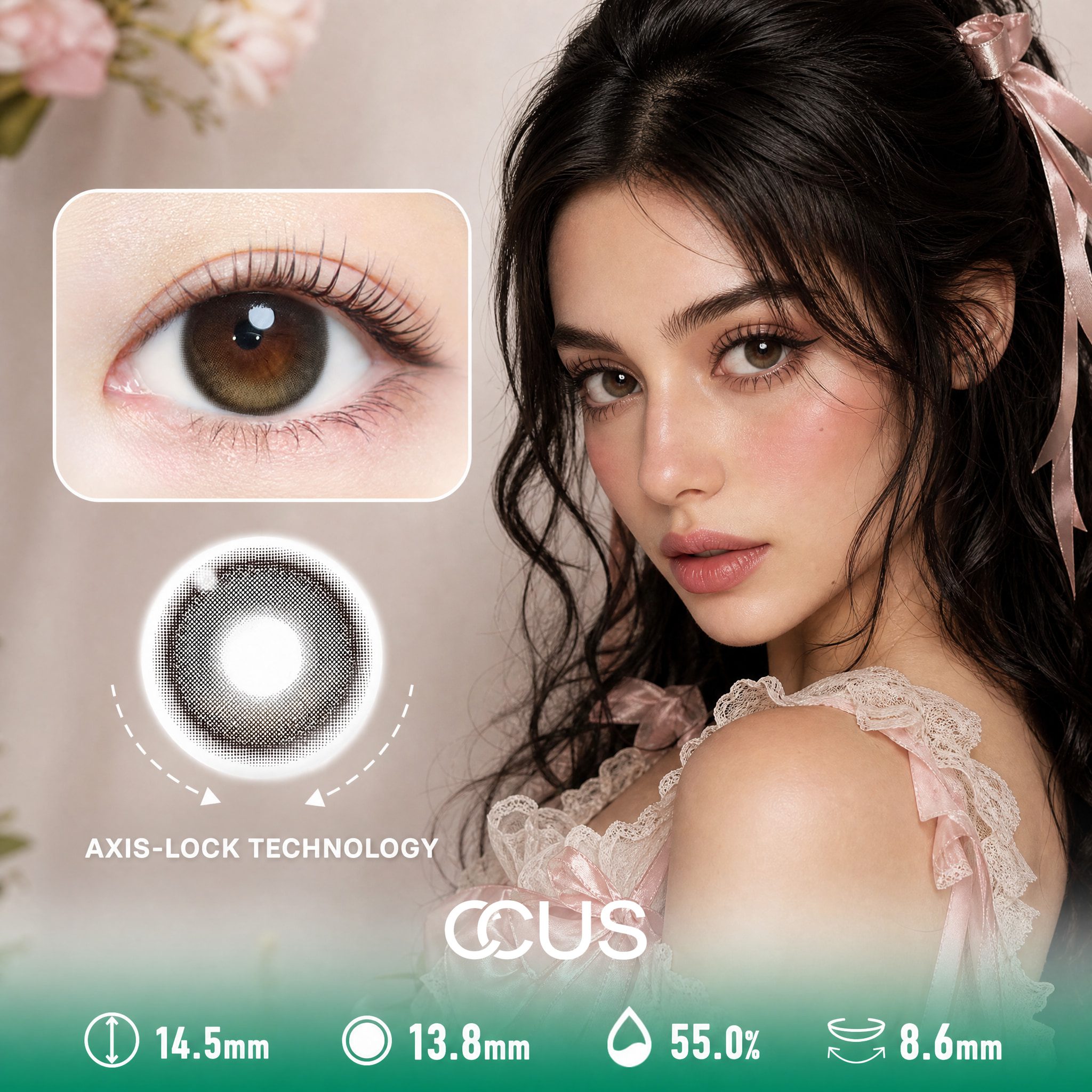 Festival Brown Party Contact Lenses