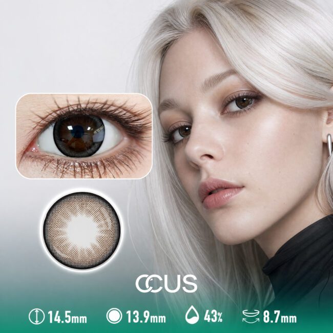 Florence Moon Raven Black Contact Lenses