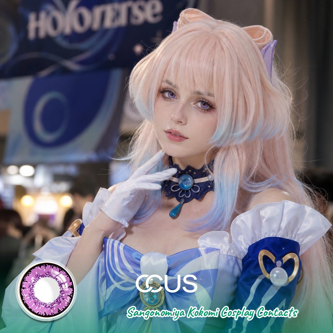 Genshin Impact Sangonomiya Kokomi Cosplay Contacts | CCUS Eyewear