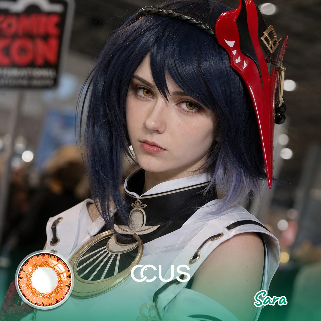 Gi : Sara Cosplay Contact Lenses - Ccus Eyewear · Premium Colored Contacts Genshin Impact Sara Cosplay Contact Lenses | Ccus Eyewear