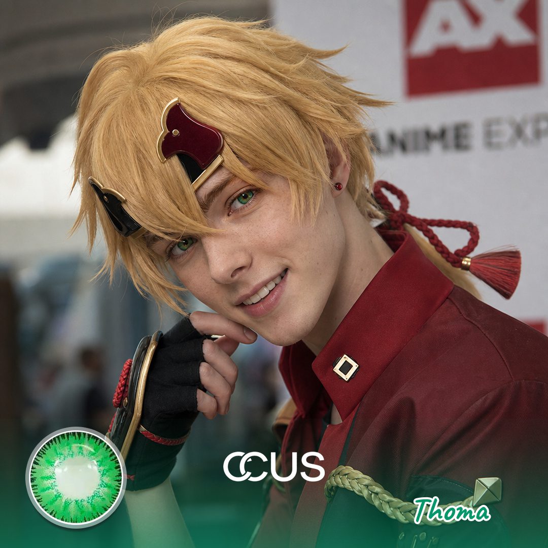 Genshin Impact Thoma Cosplay Contact Lenses | CCUS Eyewear