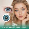 Glacier Tide Turquoise Blue Contact Lenses