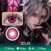 Halftone Dot Fade Gradient Gold Contact Lenses