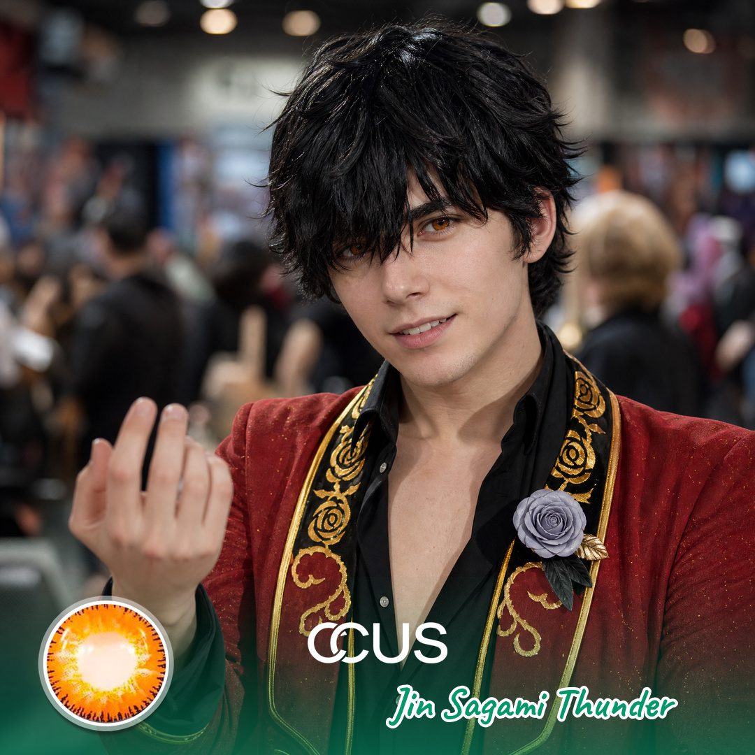 Jin Sagami Thunder Cosplay Contact Lenses | CCUS Eyewear