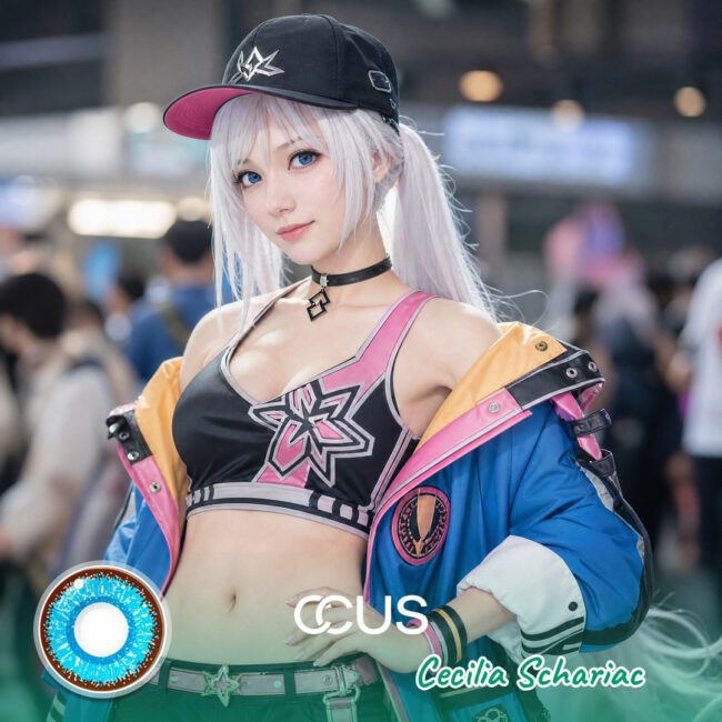 Houkai Gakuen 2 : Cecilia Schariac Cosplay Blue Contact Lenses