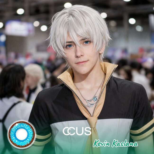 Houkai Gakuen 2 : Kevin Kaslana Cosplay Blue Contact Lenses
