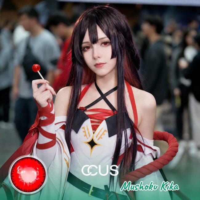 Houkai Gakuen 2 : Mushoku Kika Cosplay Red Contact Lenses