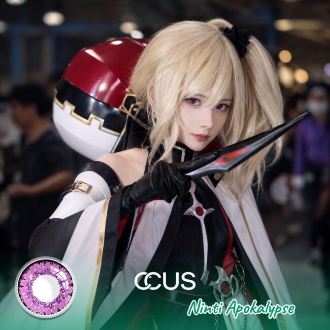 Houkai Gakuen 2 : Ninti Apokalypse Cosplay Purple Contact Lenses
