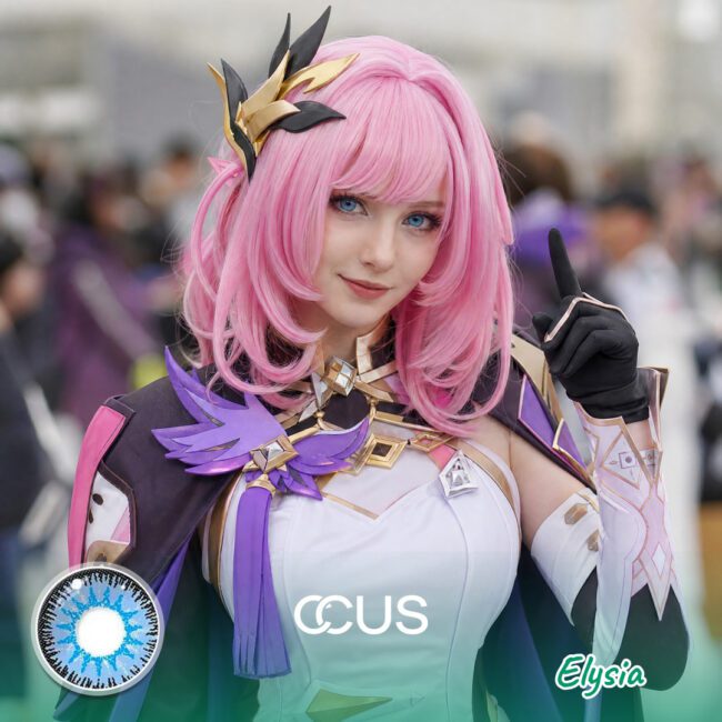 Hi3Rd: Elysia Cosplay Blue Contact Lenses