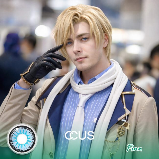 Hi3Rd: Finn Cosplay Blue Contact Lenses