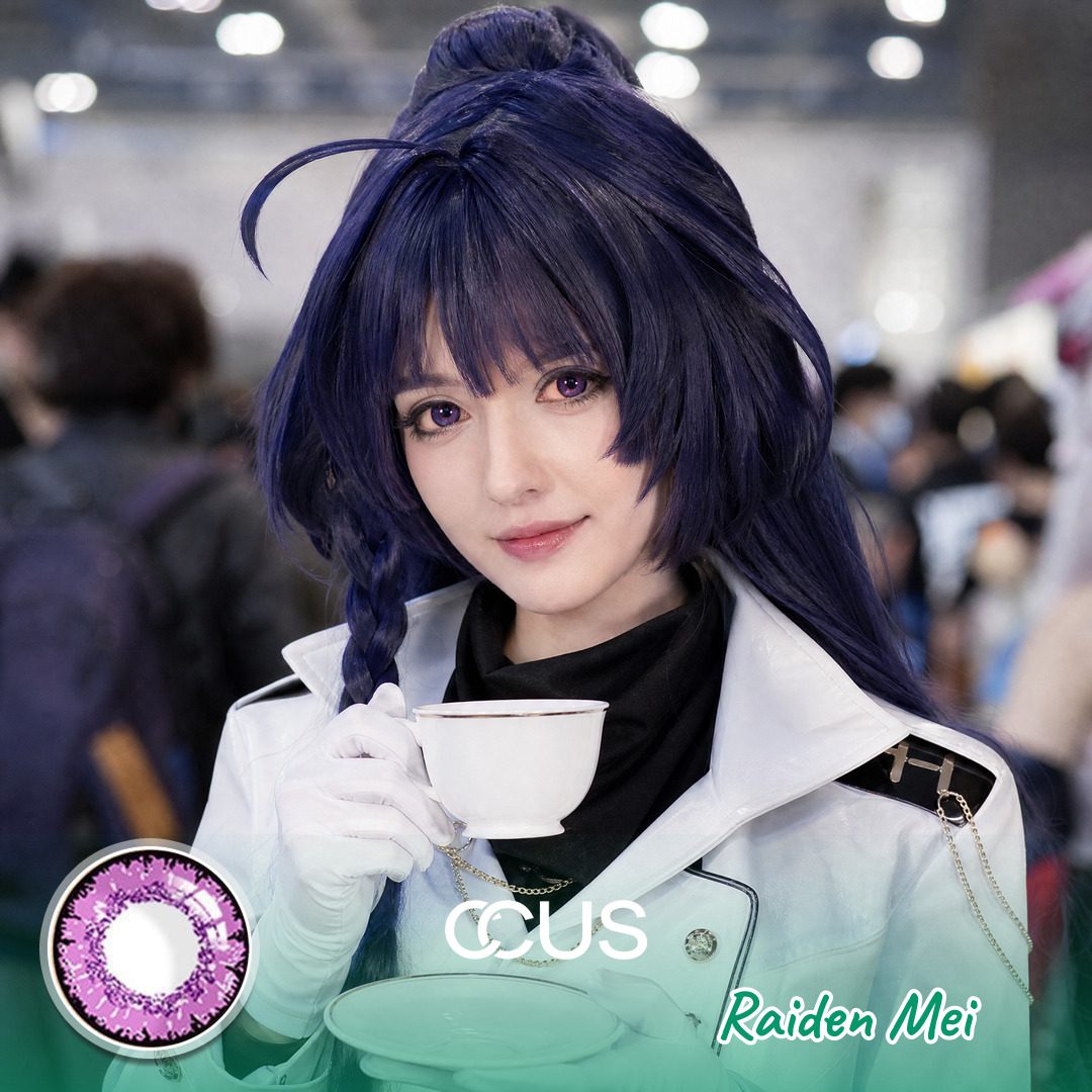 Hi3Rd: Raiden Mei Cosplay Contact Lenses - Ccus Eyewear · Premium Colored Contacts Hi3Rd: Raiden Mei Cosplay Contact Lenses