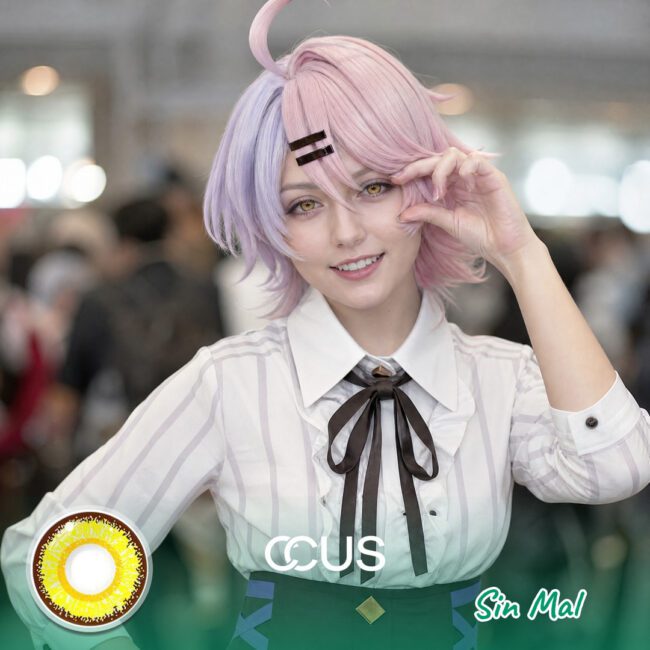 Hi3Rd: Sin Mal Cosplay Heterochromia Contact Lenses