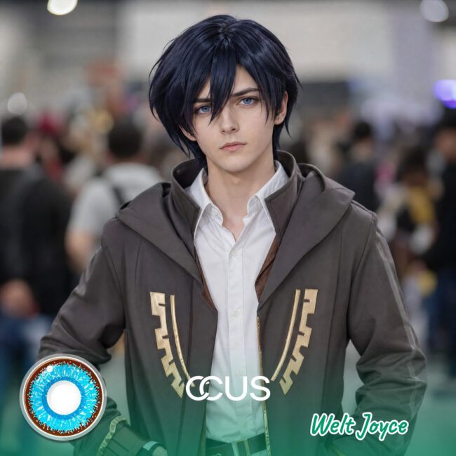 Hi3Rd: Welt Joyce Cosplay Blue Contact Lenses