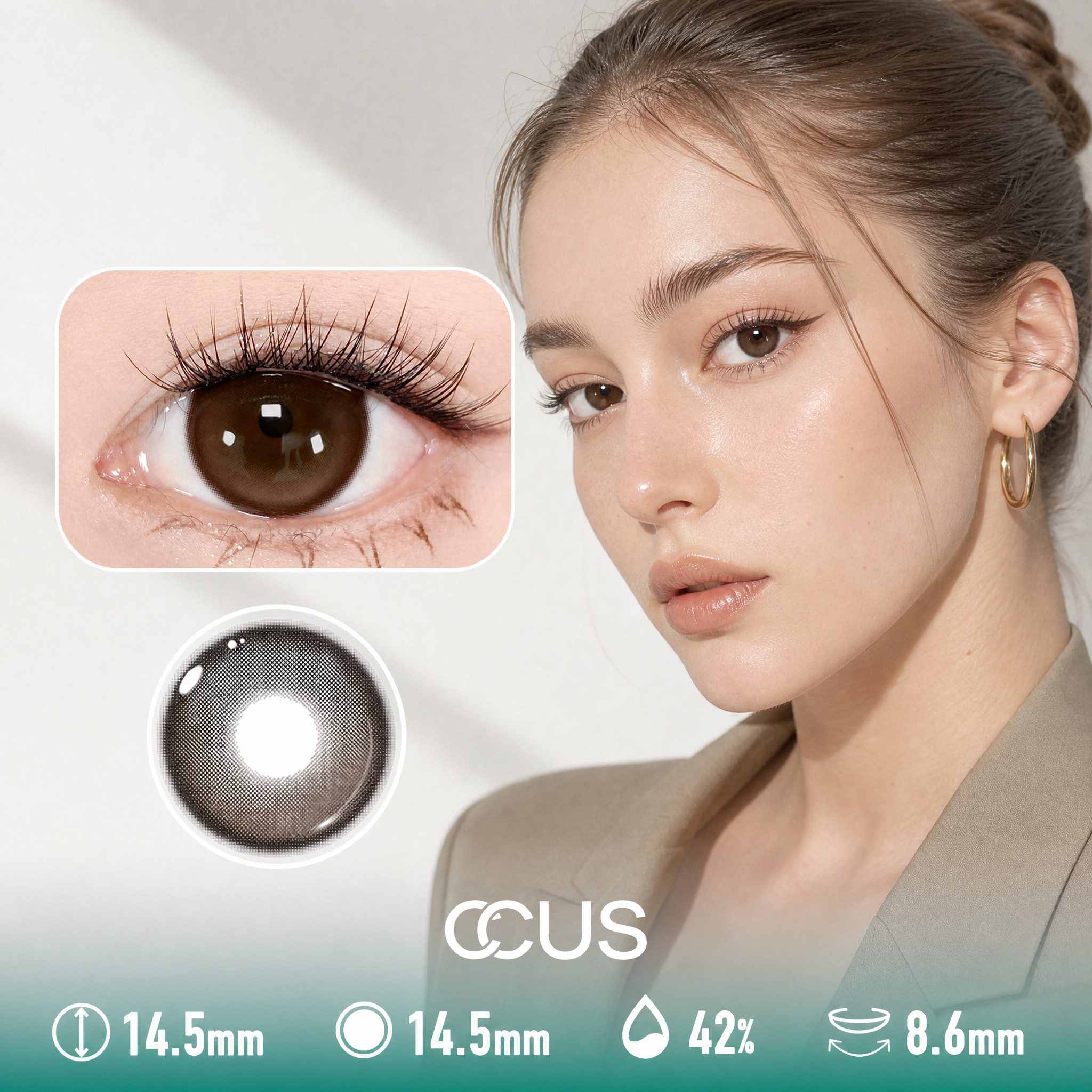 Lace Iris Brown Contact Lenses