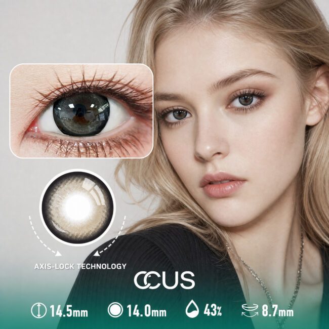 Lisbon Luminous Smoke Grey Contact Lenses