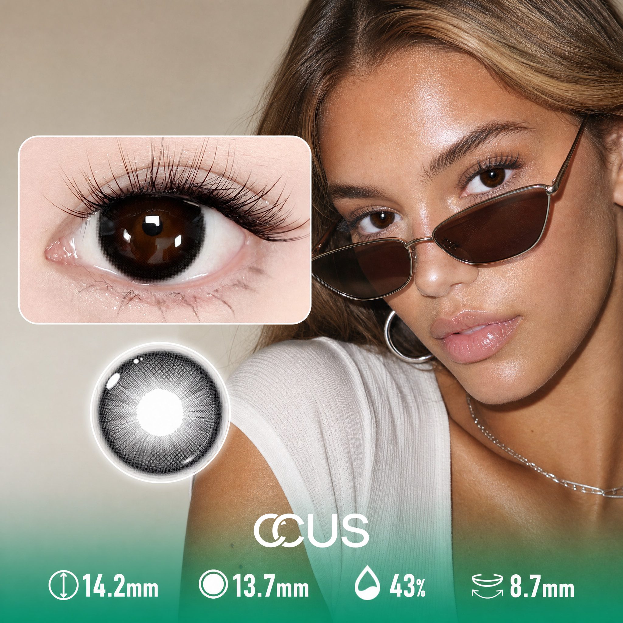 Lisbon Velvet Black Contact Lenses