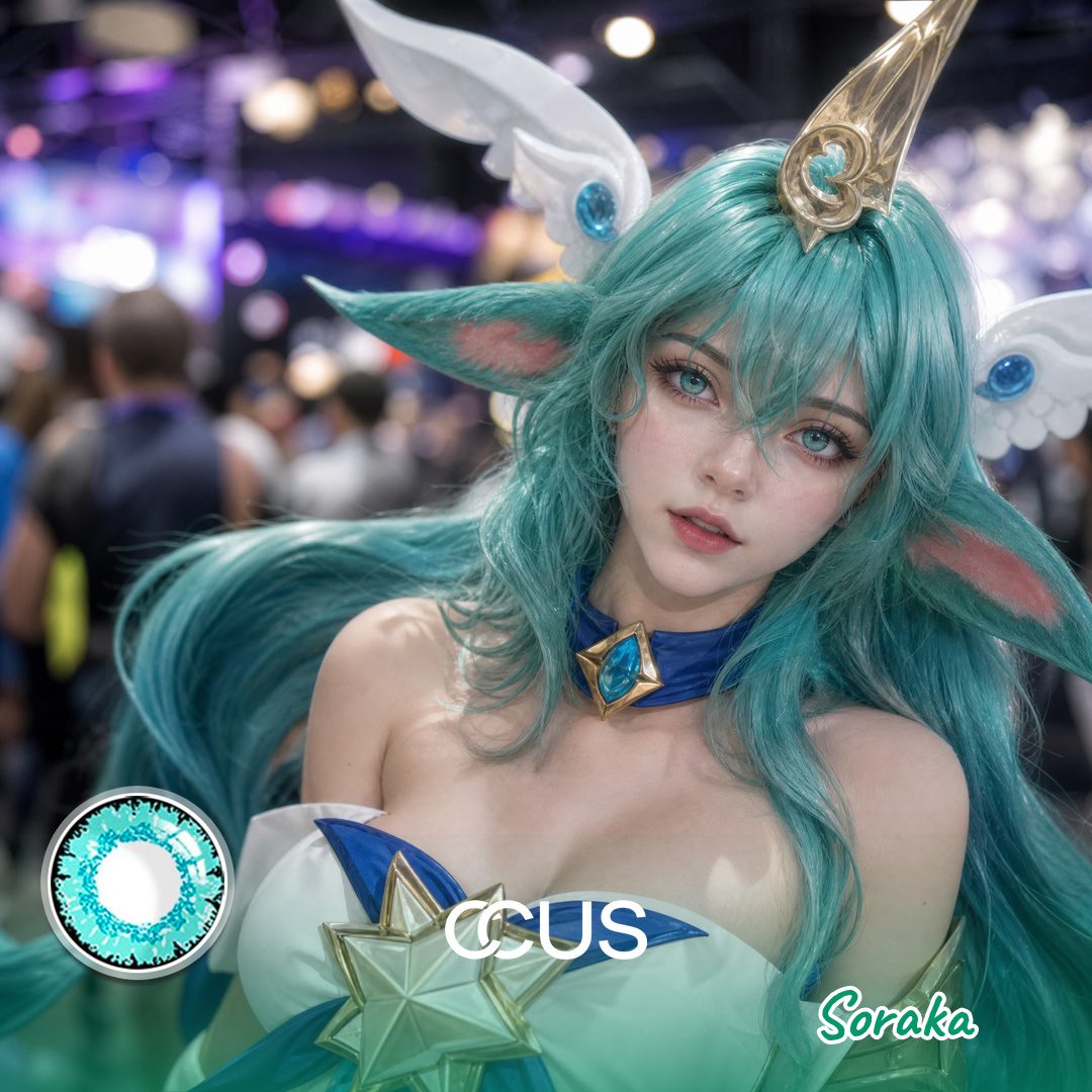 Soraka Cosplay Contact Lenses | CCUS Eyewear