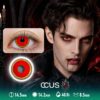 Lotus Dusk Ruby Red Contact Lenses