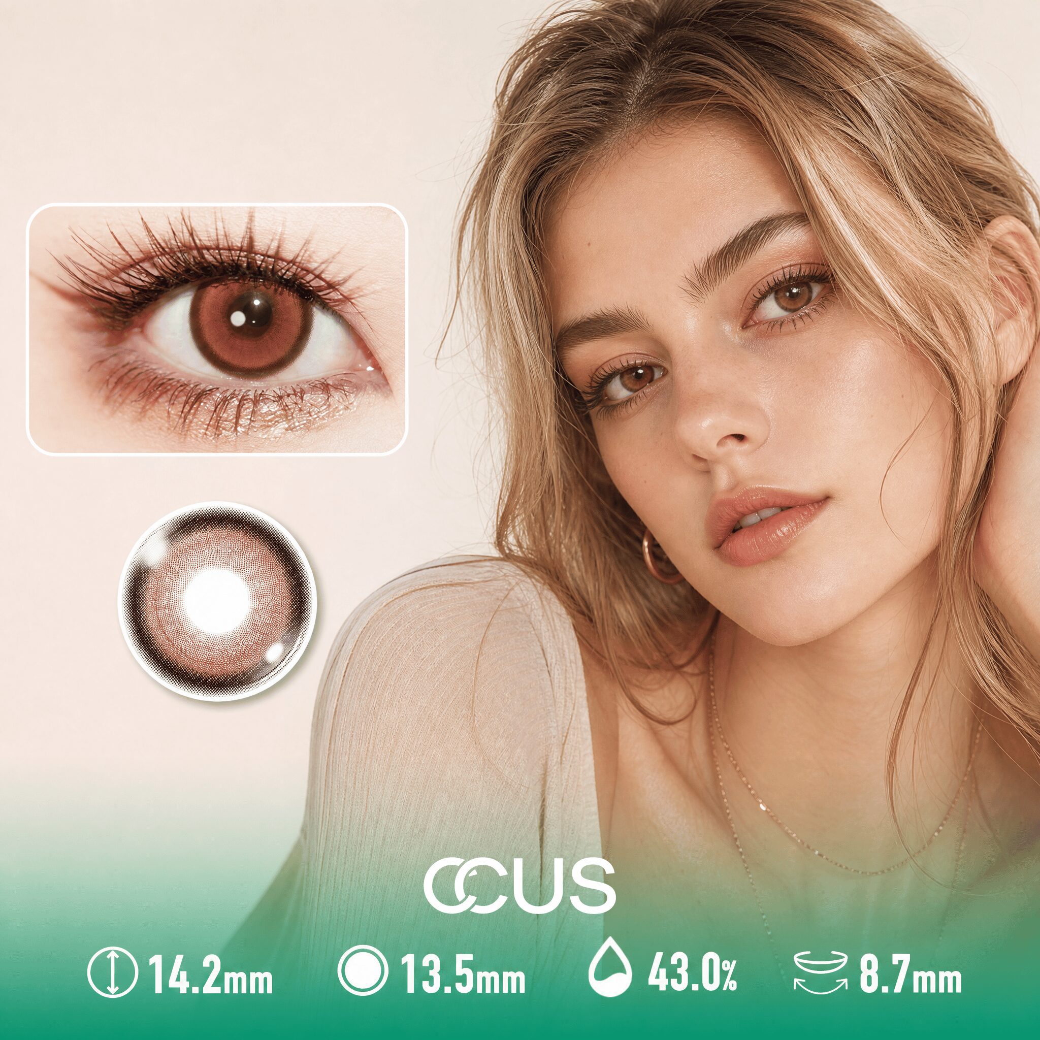 Luminous Lily Ruby Red Contact Lenses